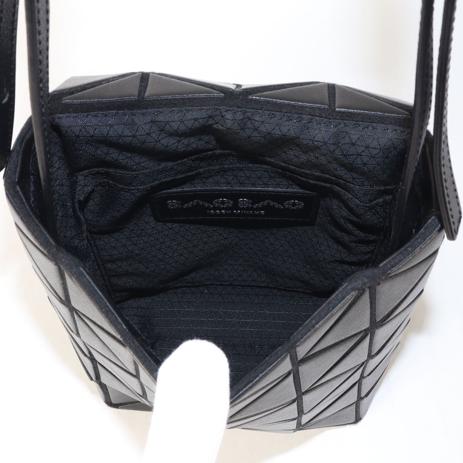 美品】BAO BAO ISSEY MIYAKE バオバオ イッセイミヤケ バッグ ブラック