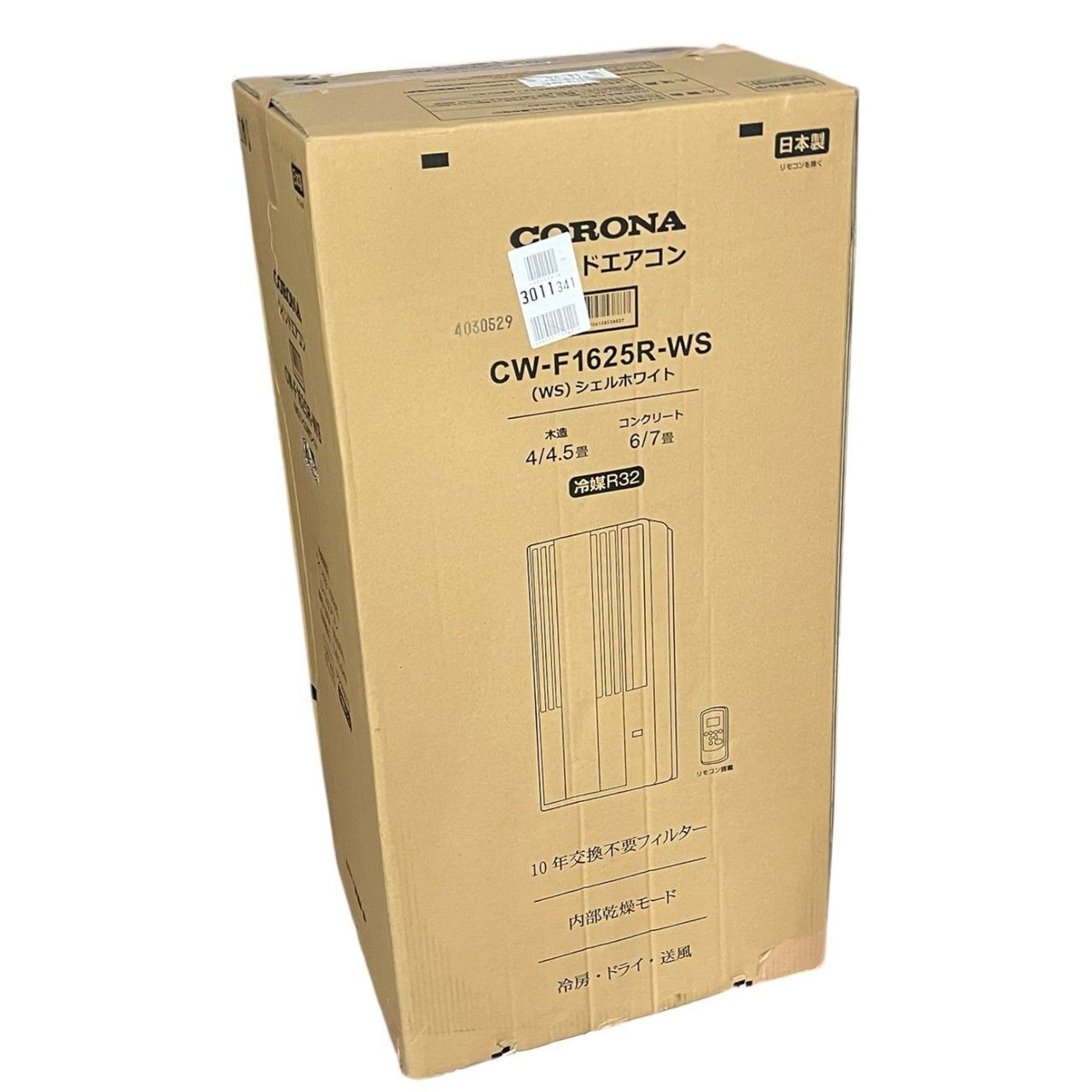 未使用 2025年製】コロナ 窓用エアコン CW-F1625R 冷房専用 ウインド