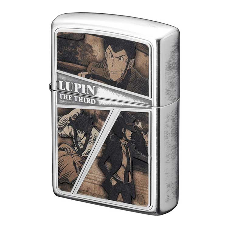 超メルカリ市SALE！ビンテージPILOT RUBY アルミフレーム3枚 Zippo ジッポーライター ルパン三世 セピアフレーム シルバー 銀