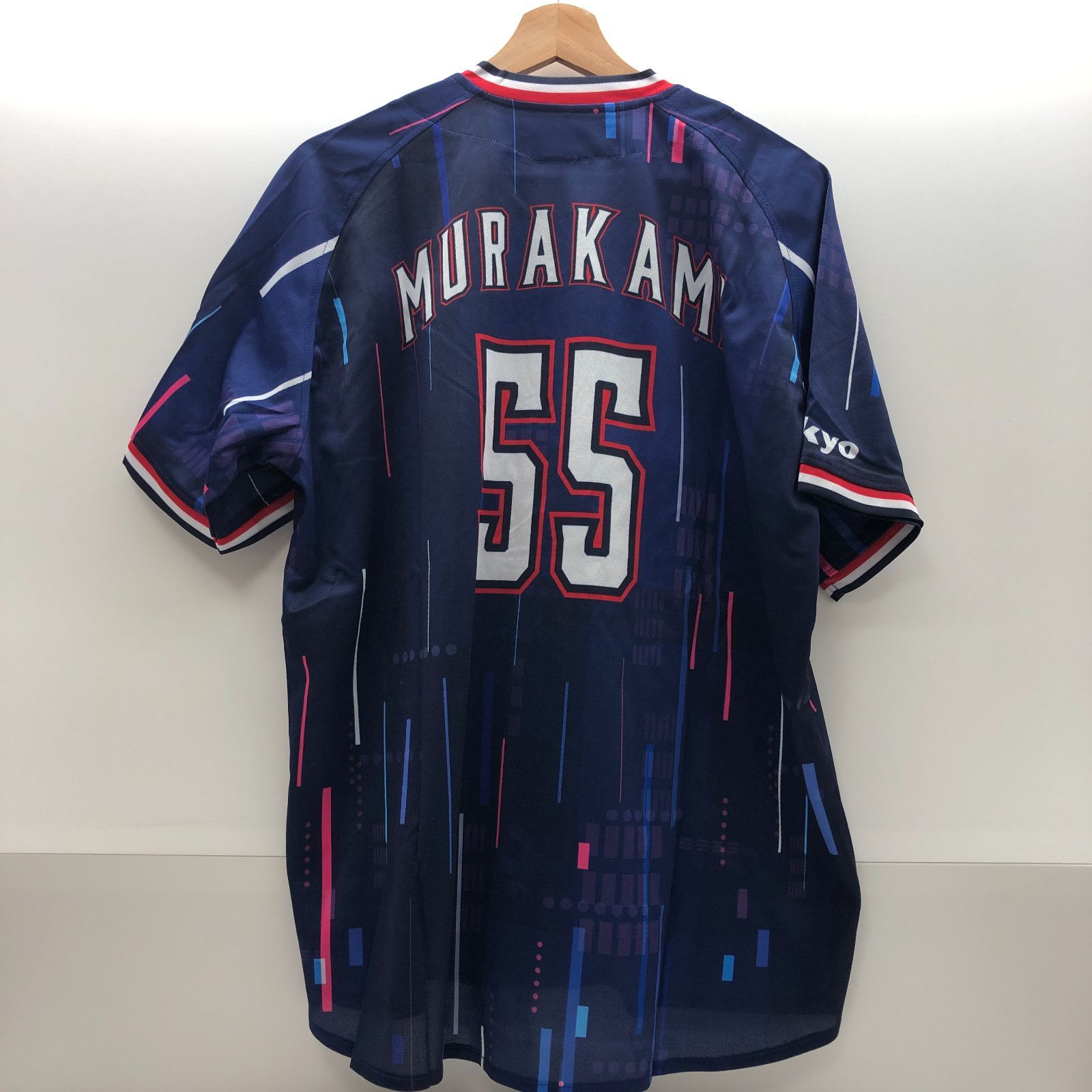 新品】東京ヤクルトスワローズ CREW ユニフォーム Lサイズ 村上宗隆 55