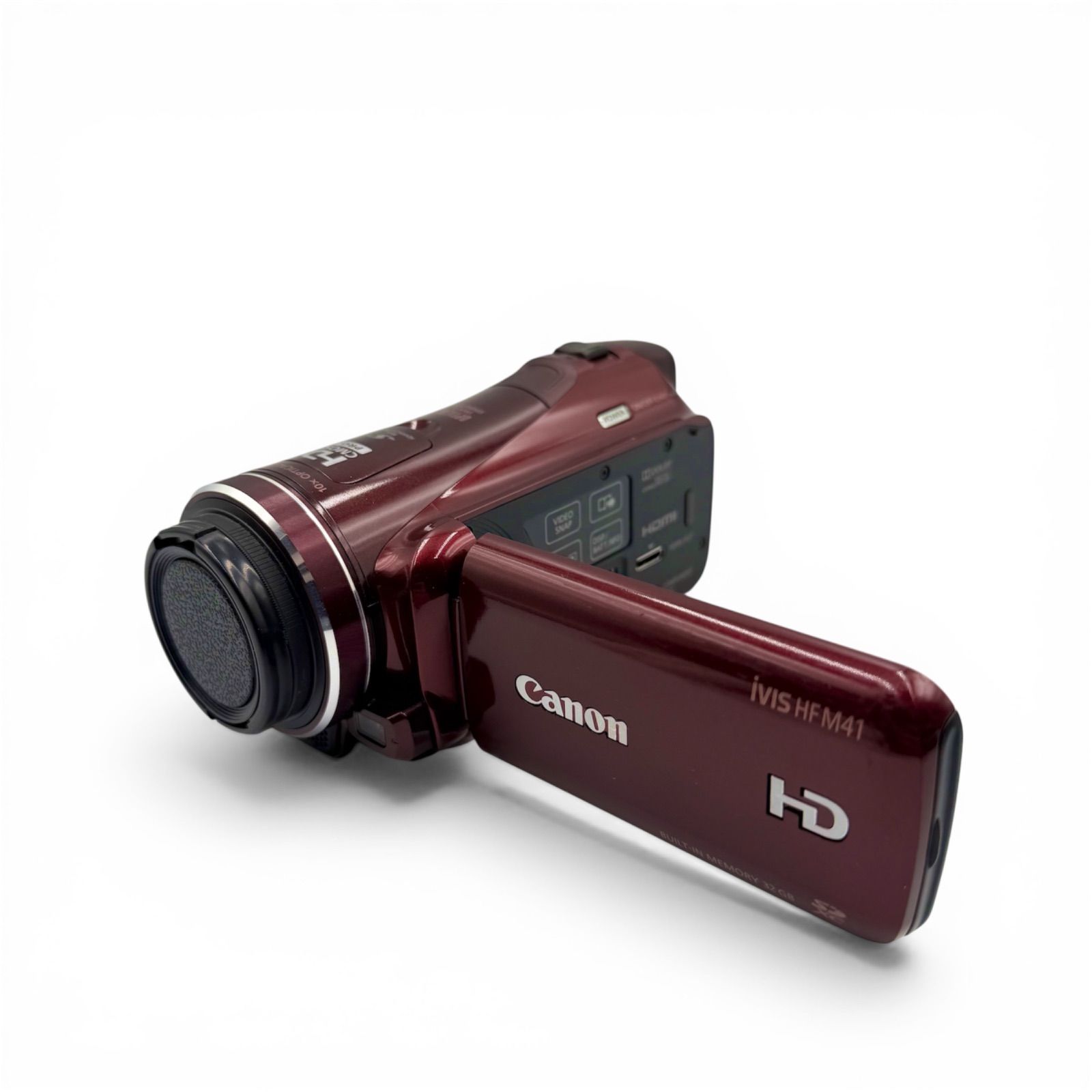 美品・動作OK】Canon iVIS HF M41 レッド 32GB内蔵 - メルカリ