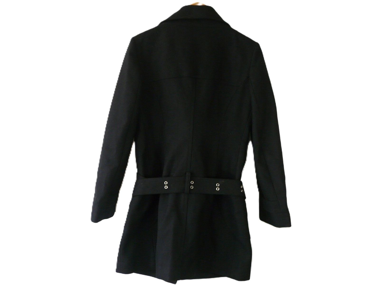 k03250604046 PATRIZIA PEPE 42 Black アウター コートミディアム丈