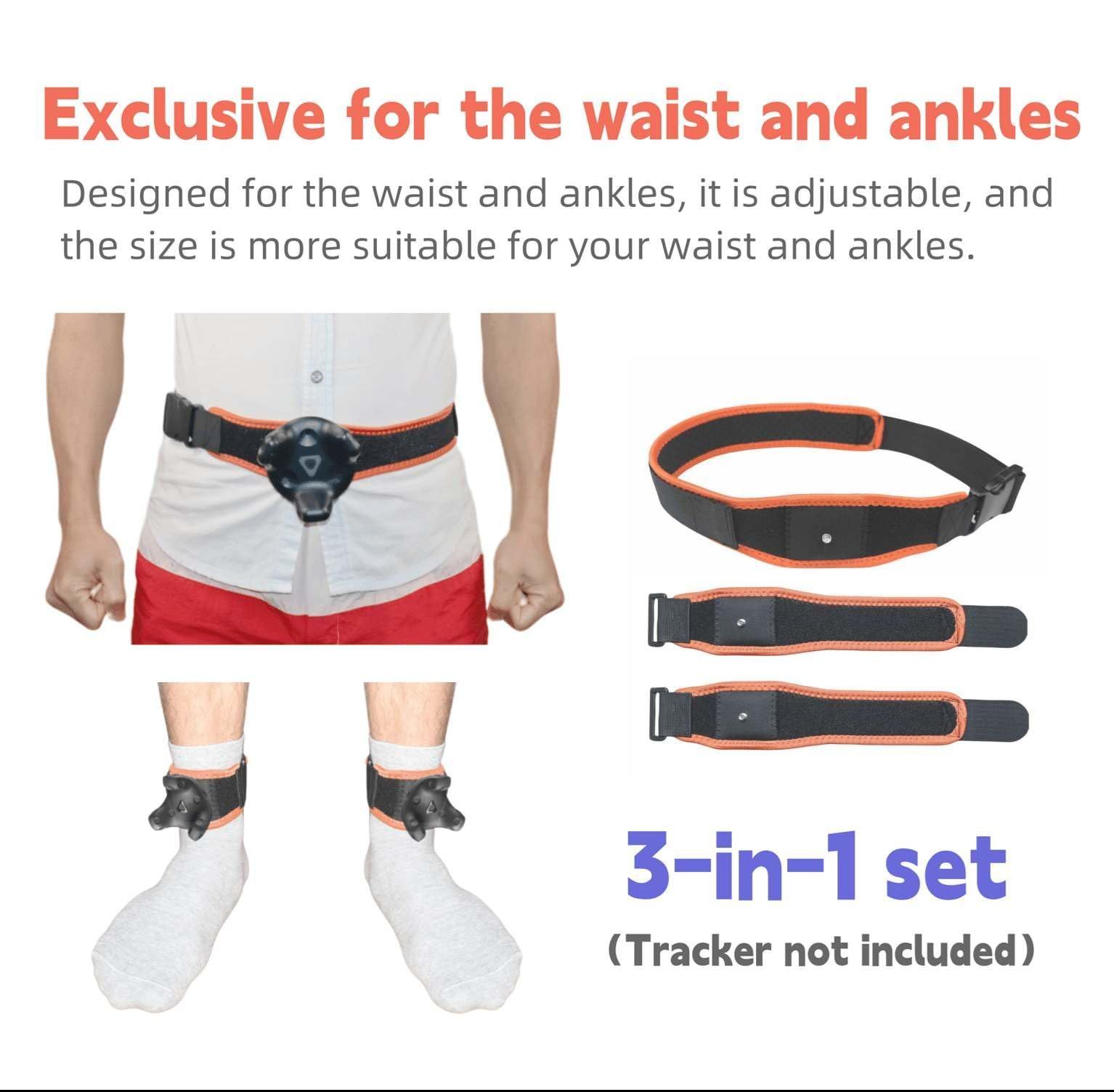 2024年新モデル)腰と足首の3点セット、Ultimate トラッカーベルト