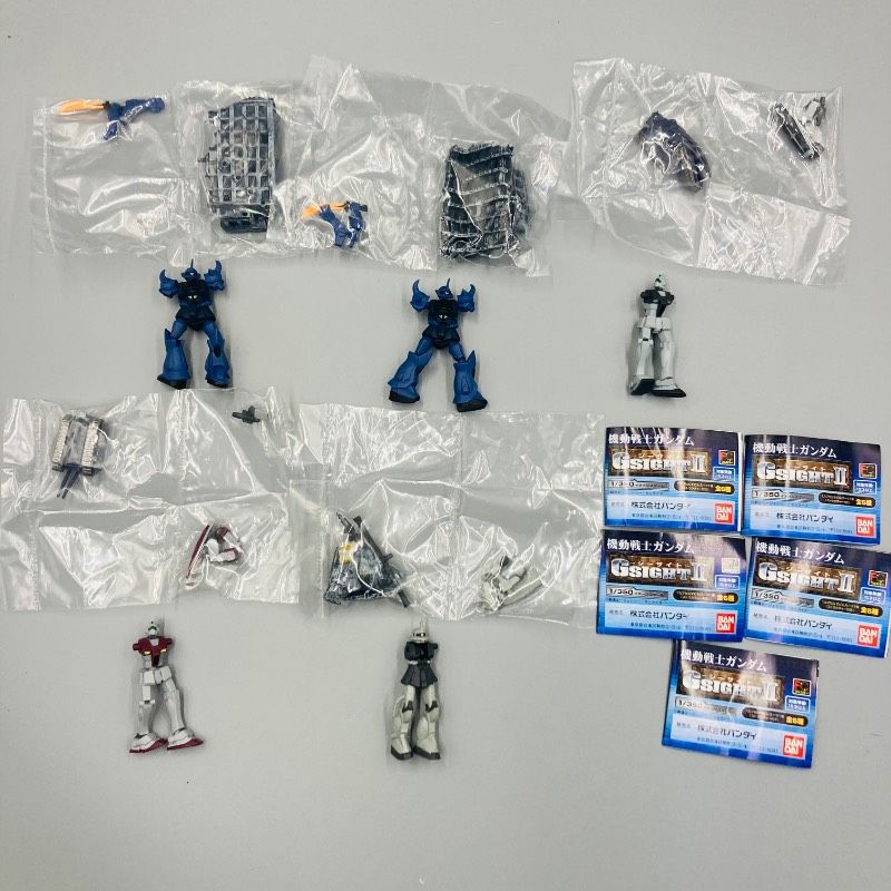 5点セット】【未使用品】機動戦士ガンダム GSIGHT II ジーサイト 1/350