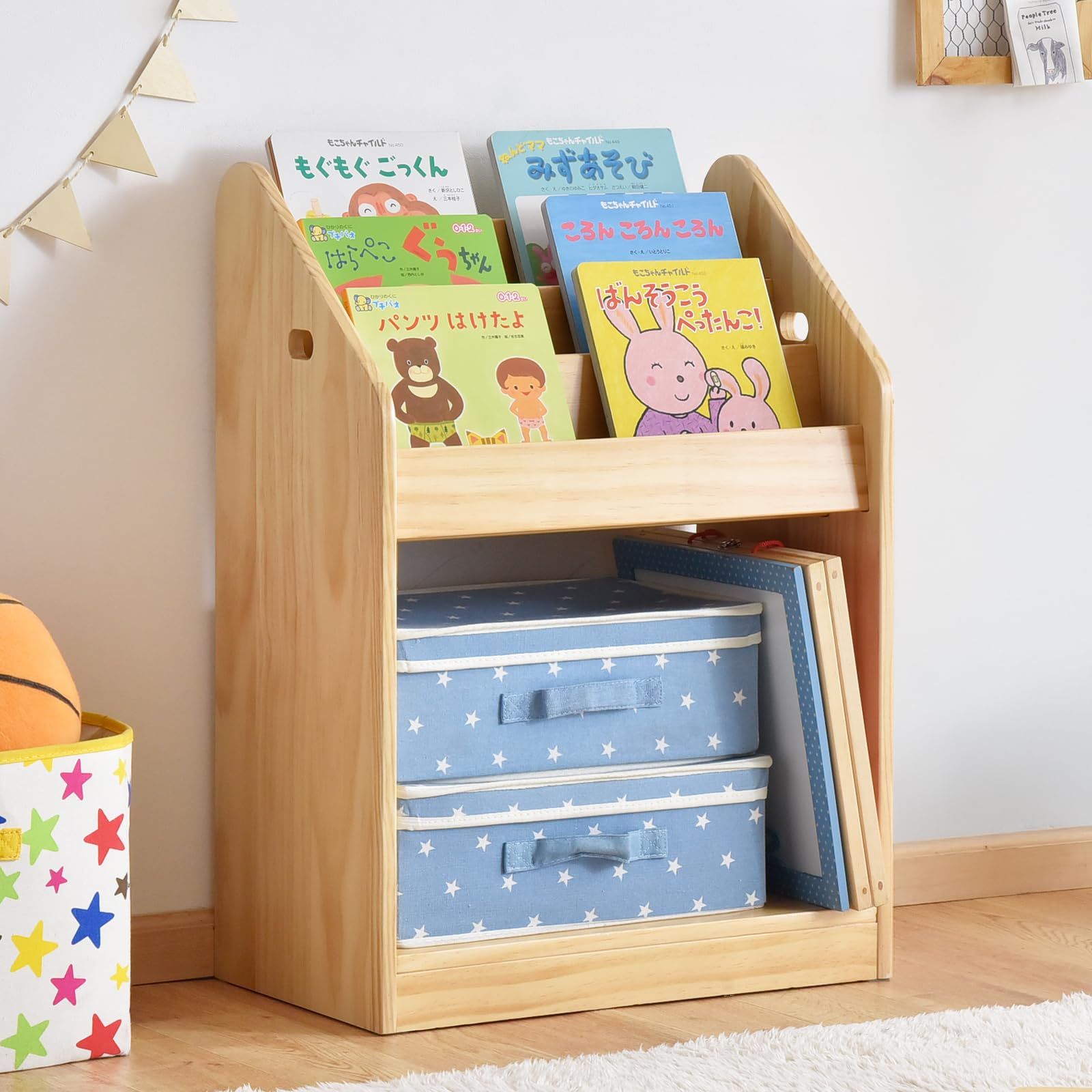 タンスのゲン絵本ラック徹底レビュー！子どもが自分で選べる本棚 【は