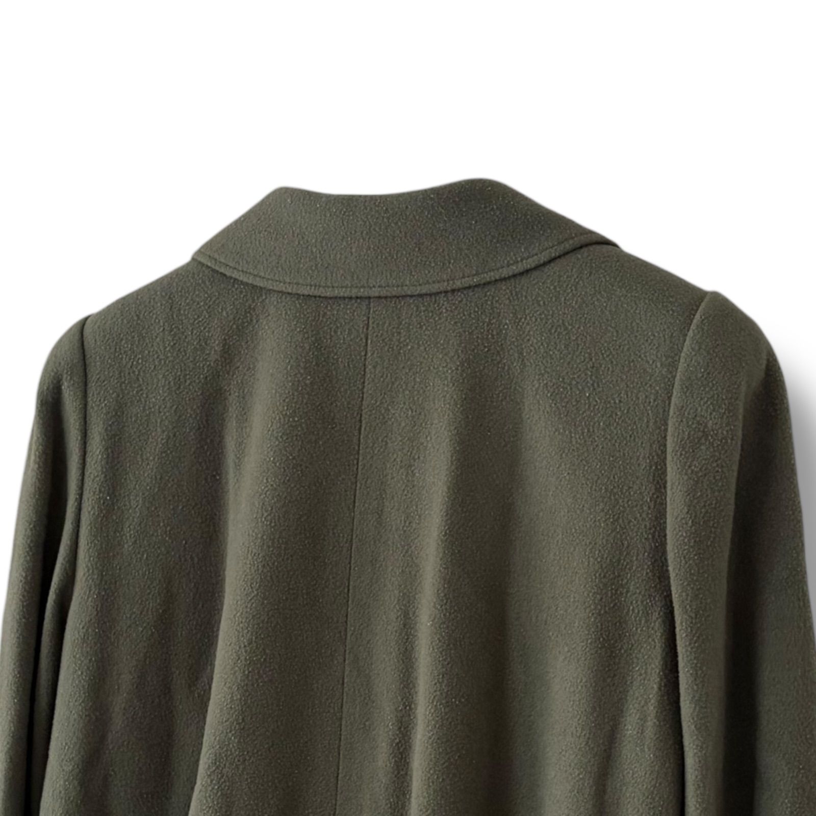 Leilian レリアン ハーフコート ピーコート カーキ レディース 13+ XL 