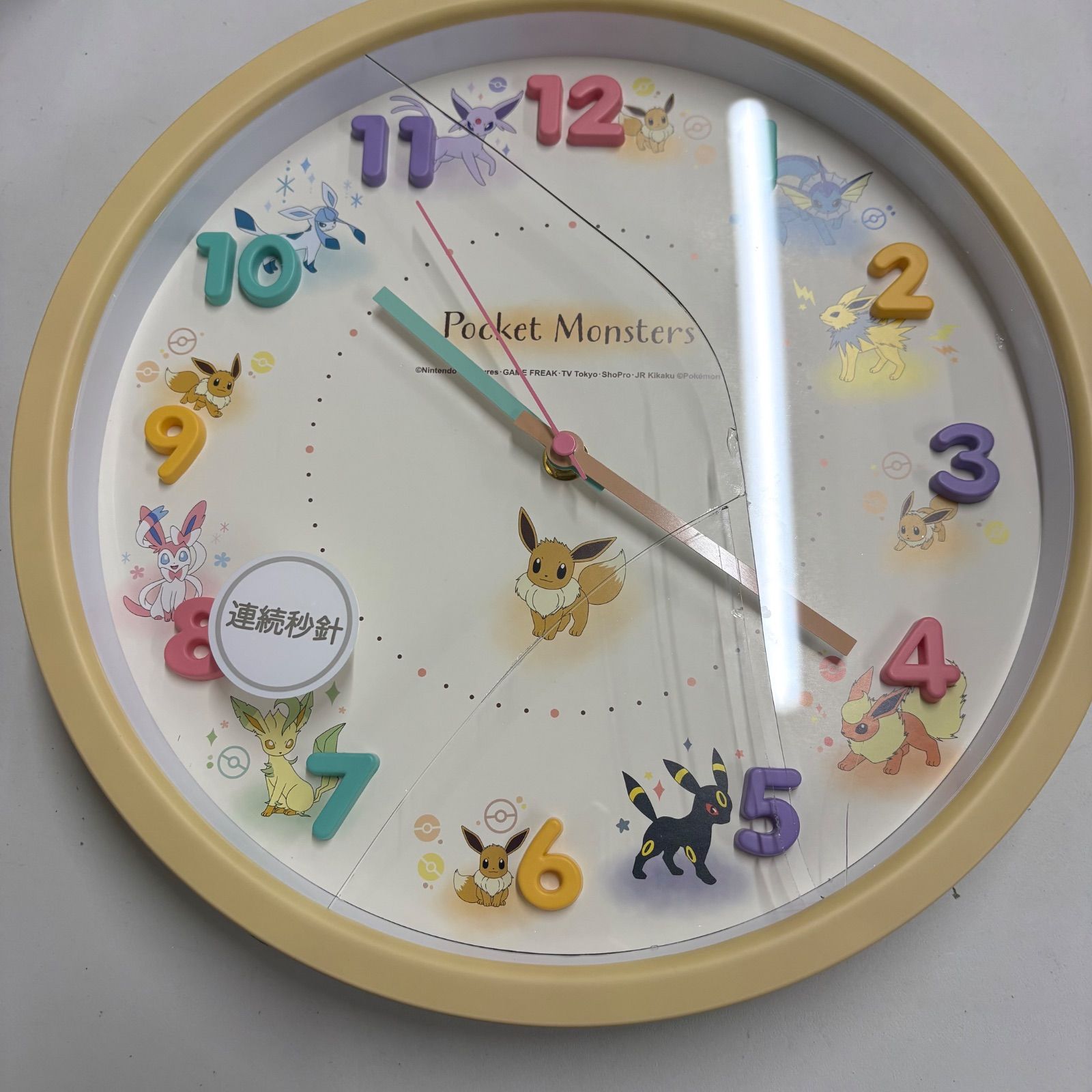 ポケットモンスターアイコンウォールクロック イーブイフレンズ - メルカリ