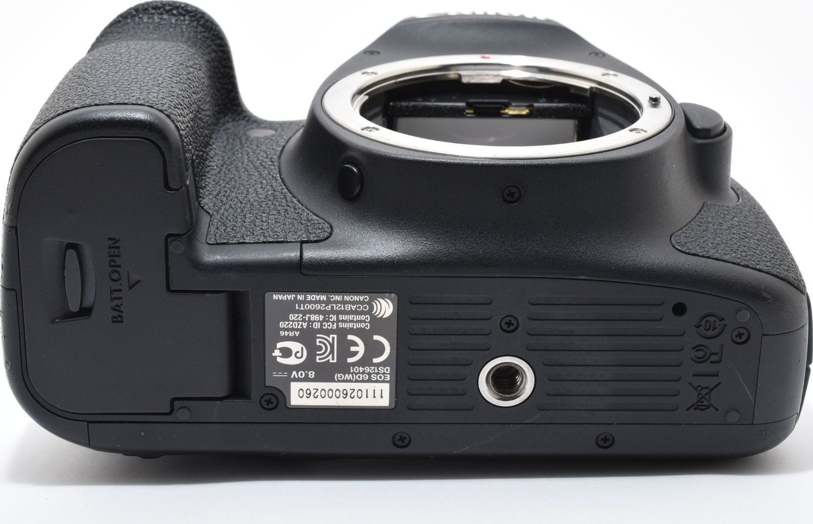 L23[7150]26 キヤノン Canon EOS 6D ボディ 【ショット数 3，077回