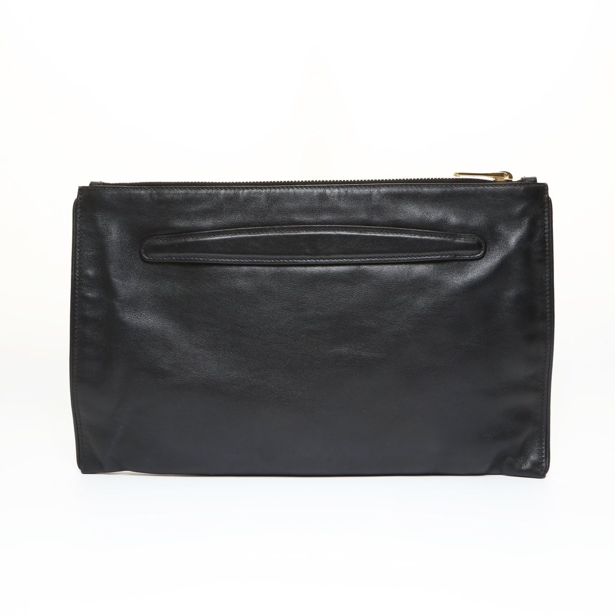 Miu Miu ミュウ ミュウ クラッチバッグ スタッズ レザー【中古