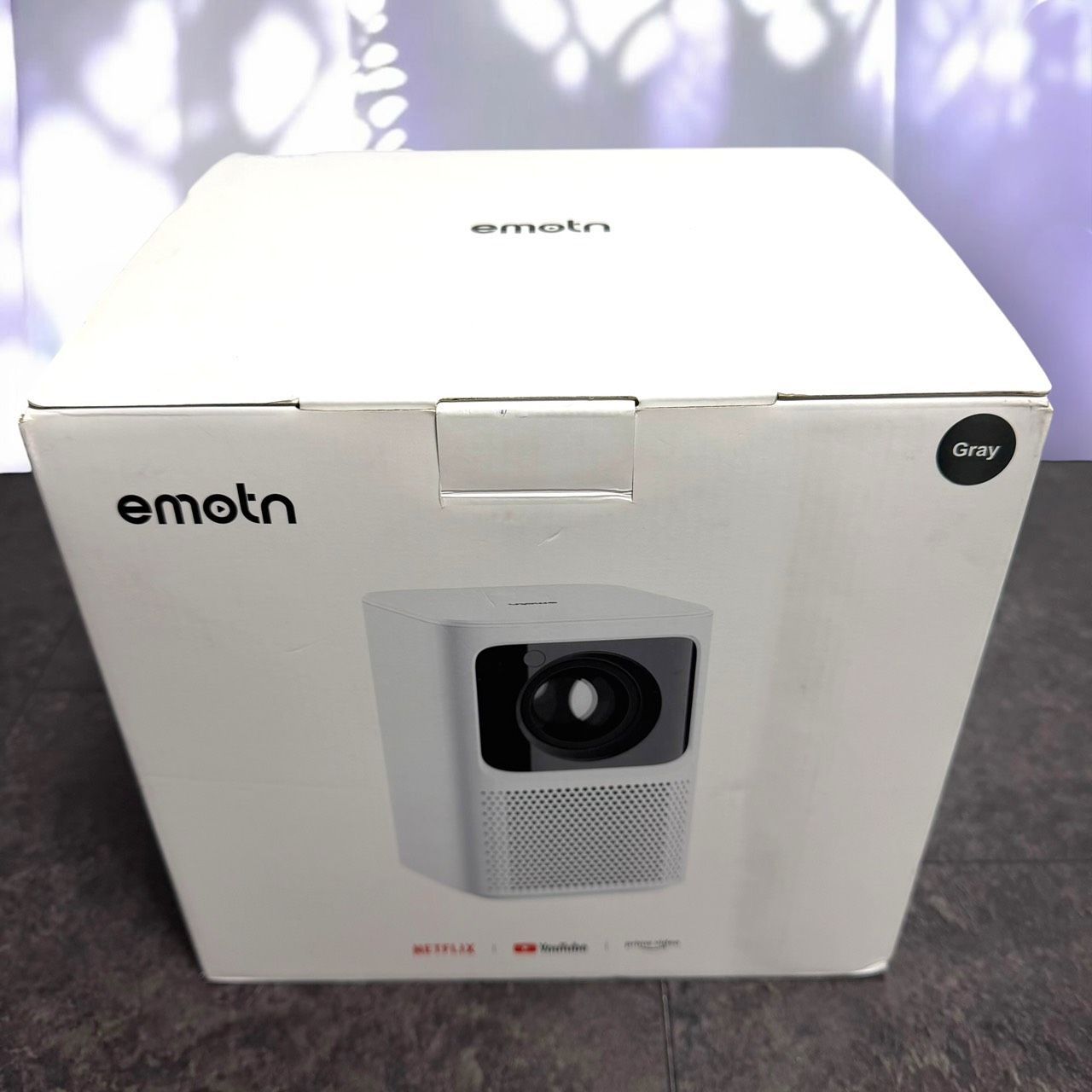 ☆未使用品 Dangle ダンベイ Emotn N1 グレー Projector Netflix公式