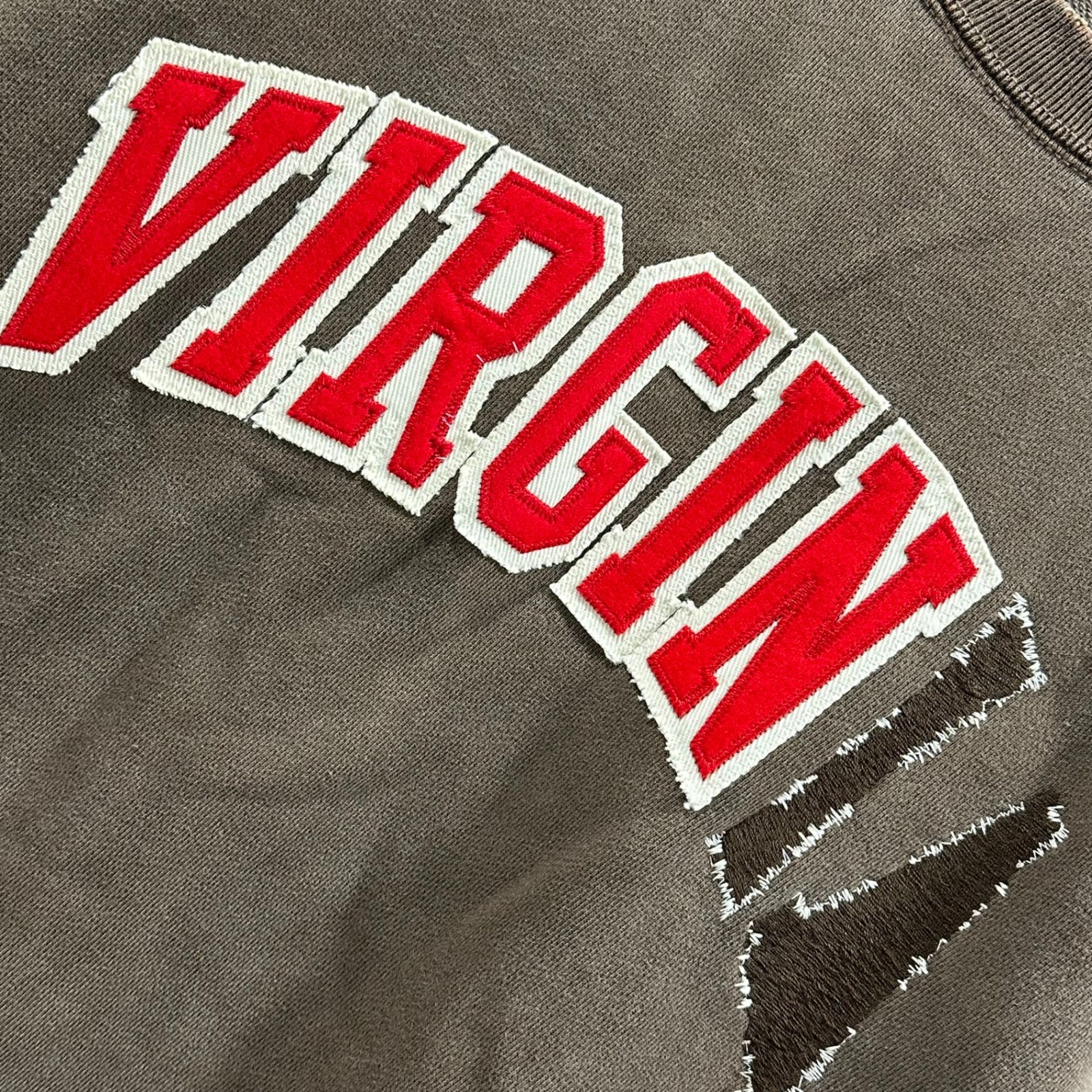 VIRGINIA ダメージ スウェット DouDou（ドゥドゥ） スウェット 2WAY 