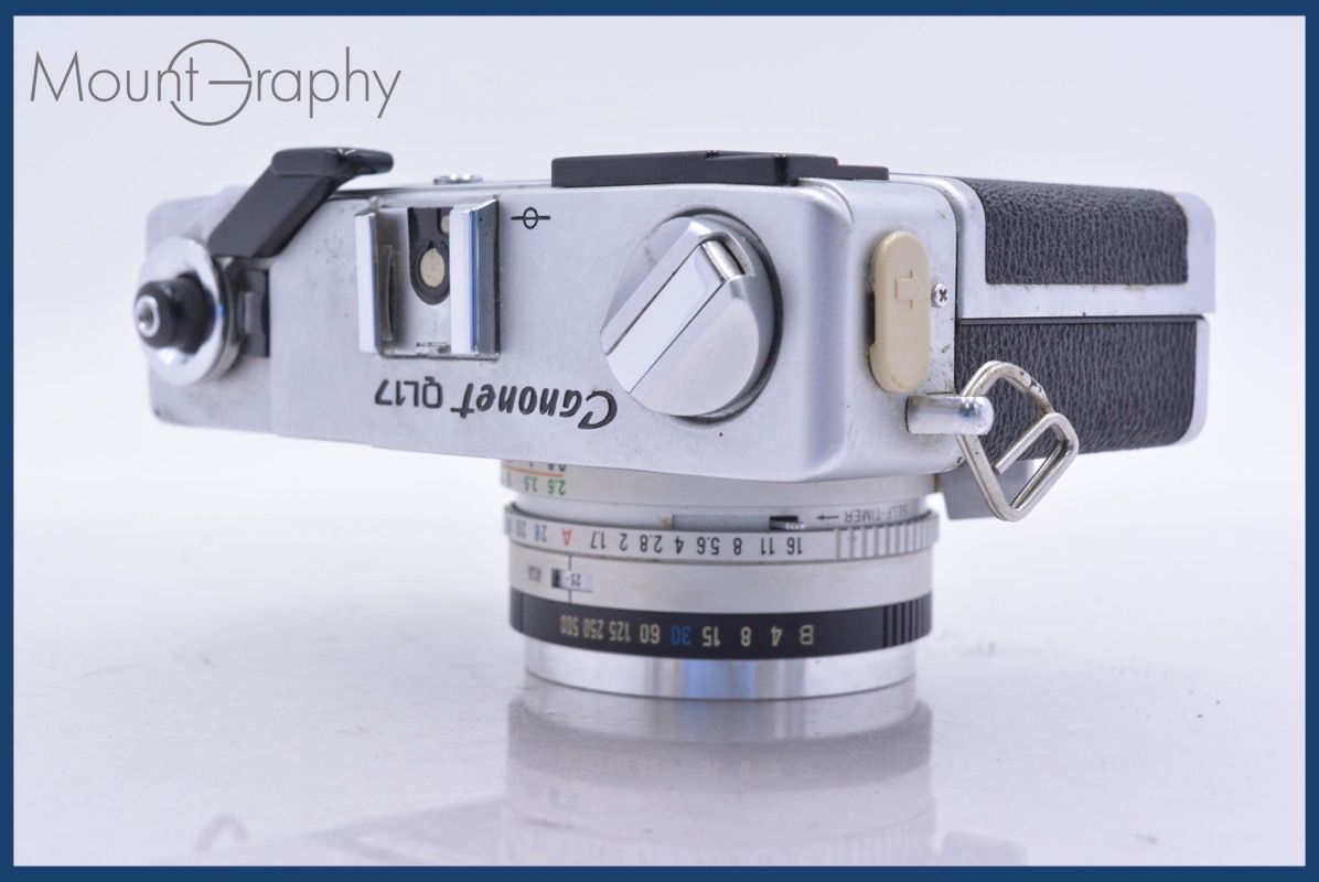 キヤノン Canon Canonet QL17 G-III 40mm F1.7 同梱無料 #mj9189