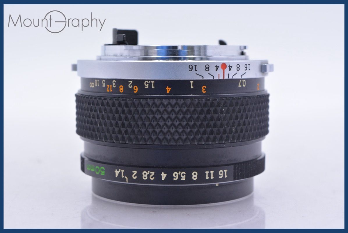 オリンパス Olympus OM-SYSTEM G.ZUIKO AUTO-S 50mm F1.4 フード付 同