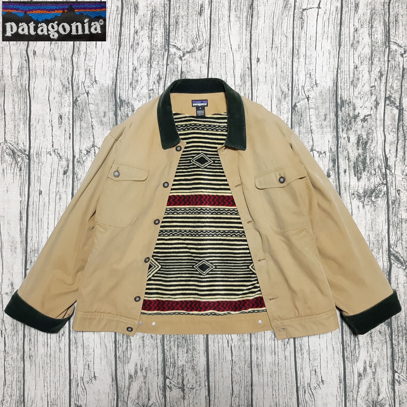 size M】雪なし パタゴニア ヌエボレンジジャケット ブルズアイ