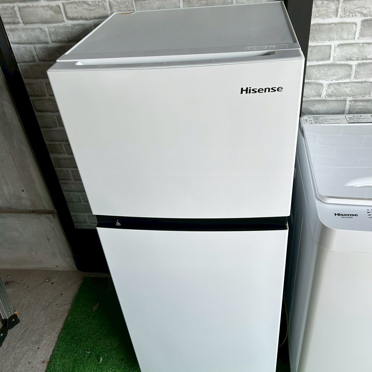 ハイセンス Hisense 2021年製 冷蔵庫 洗濯機 5.5kg 120L ホワイト 家電