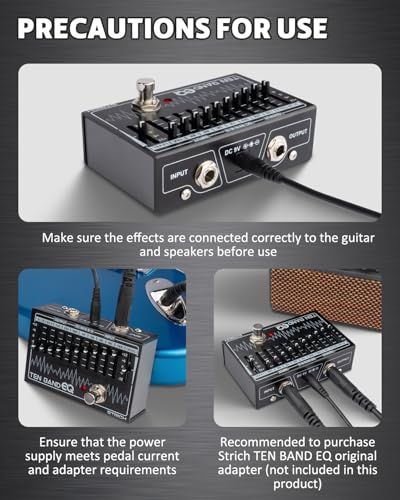 ◇STRICH EQイコライザー エフェクター 10バンド イコライザー