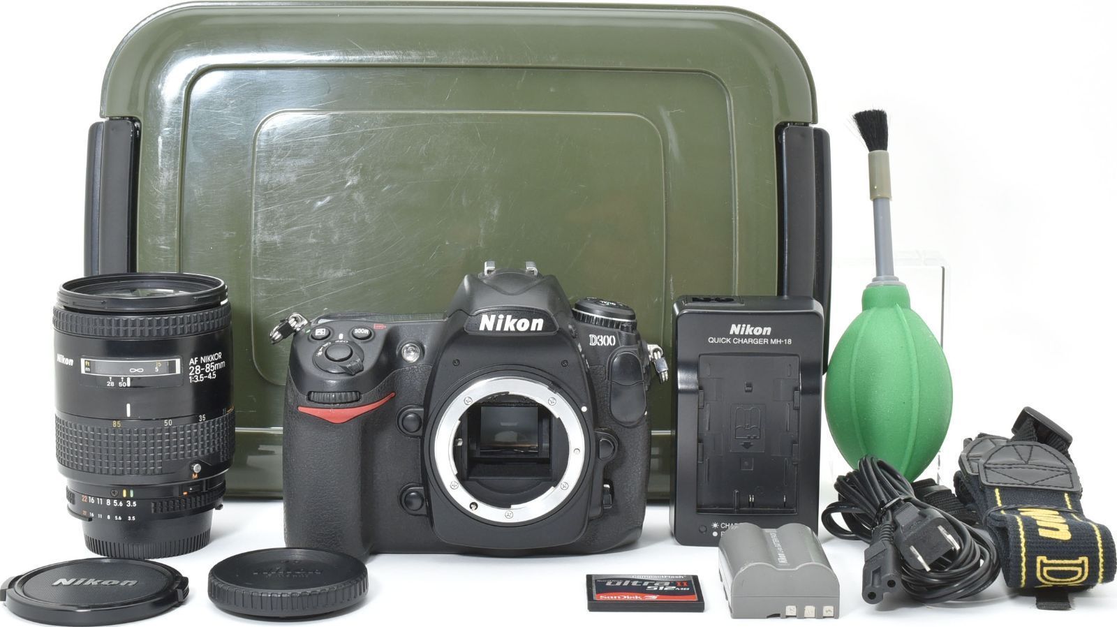 L11[7154A]16☆美品☆ ニコン Nikon D300 ボディ 28-80mm レンズキット 