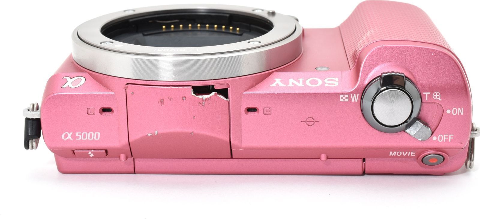 L11[7133]14 ソニー SONY α5000 ボディ ILCE-5000 ピンク 【ショット数