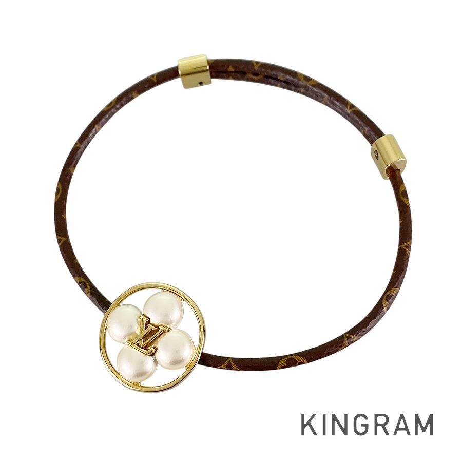 ルイ・ヴィトン LOUIS VUITTON モノグラム LV パーリー フラワー