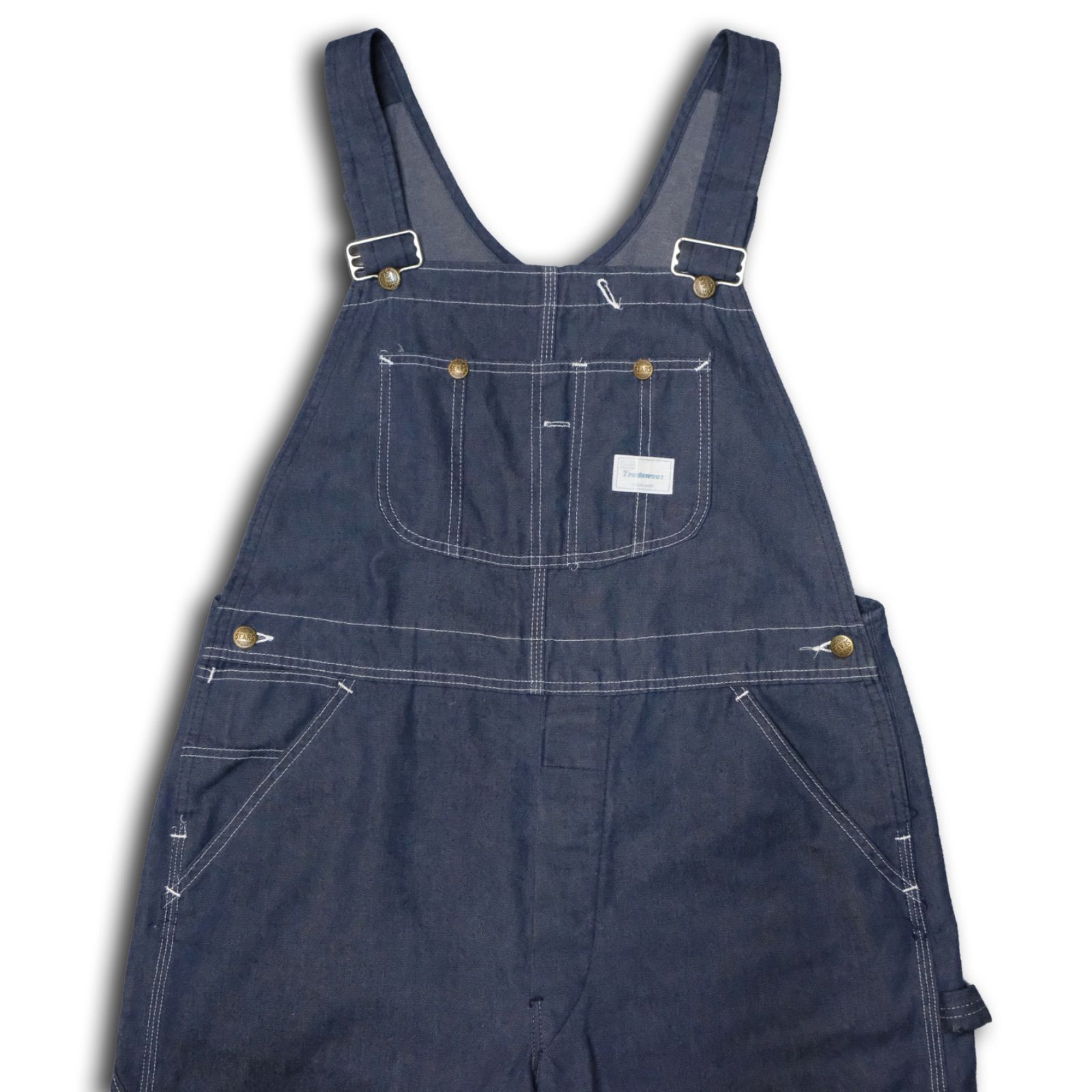 70's/80's SEARS PREMA PREST デニムオーバーオール W38 ビンテージ