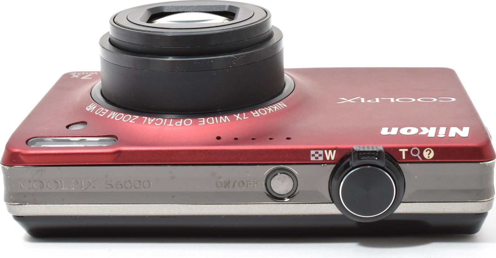 L11[7097]2 ニコン Nikon COOLPIX S6000 レッド - メルカリ