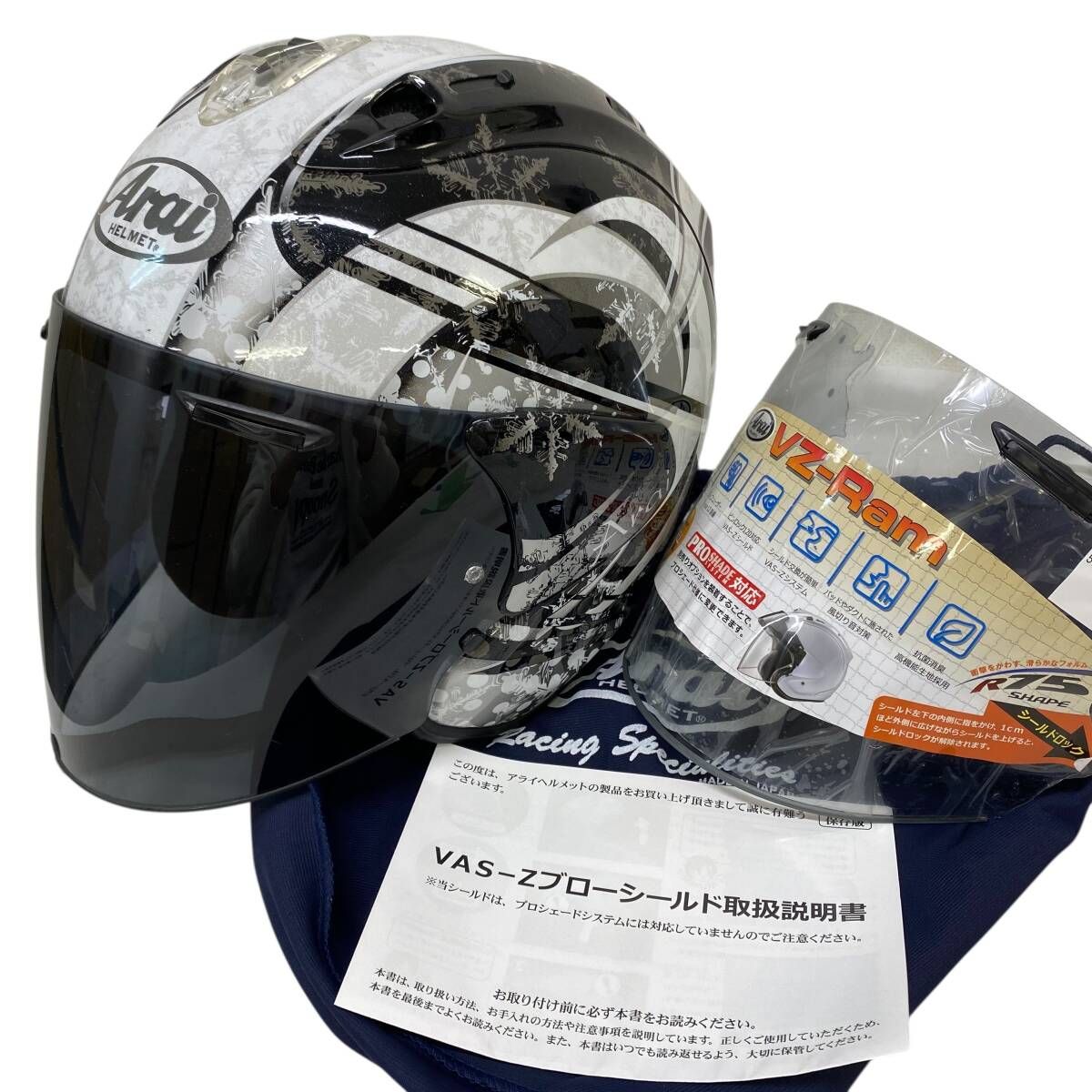 美品】 Arai アライ VZ-RAM SNOW DOME スノードーム ジェット