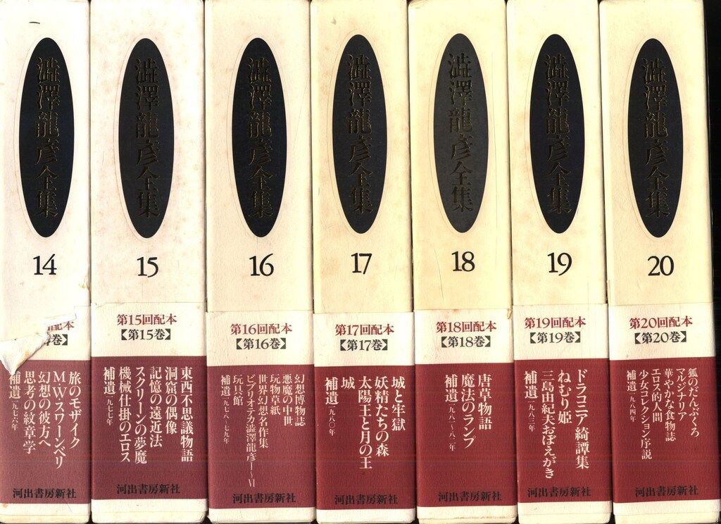 ☆澁澤龍彦全集 全22巻+別巻2冊／河出書房新社 澁澤