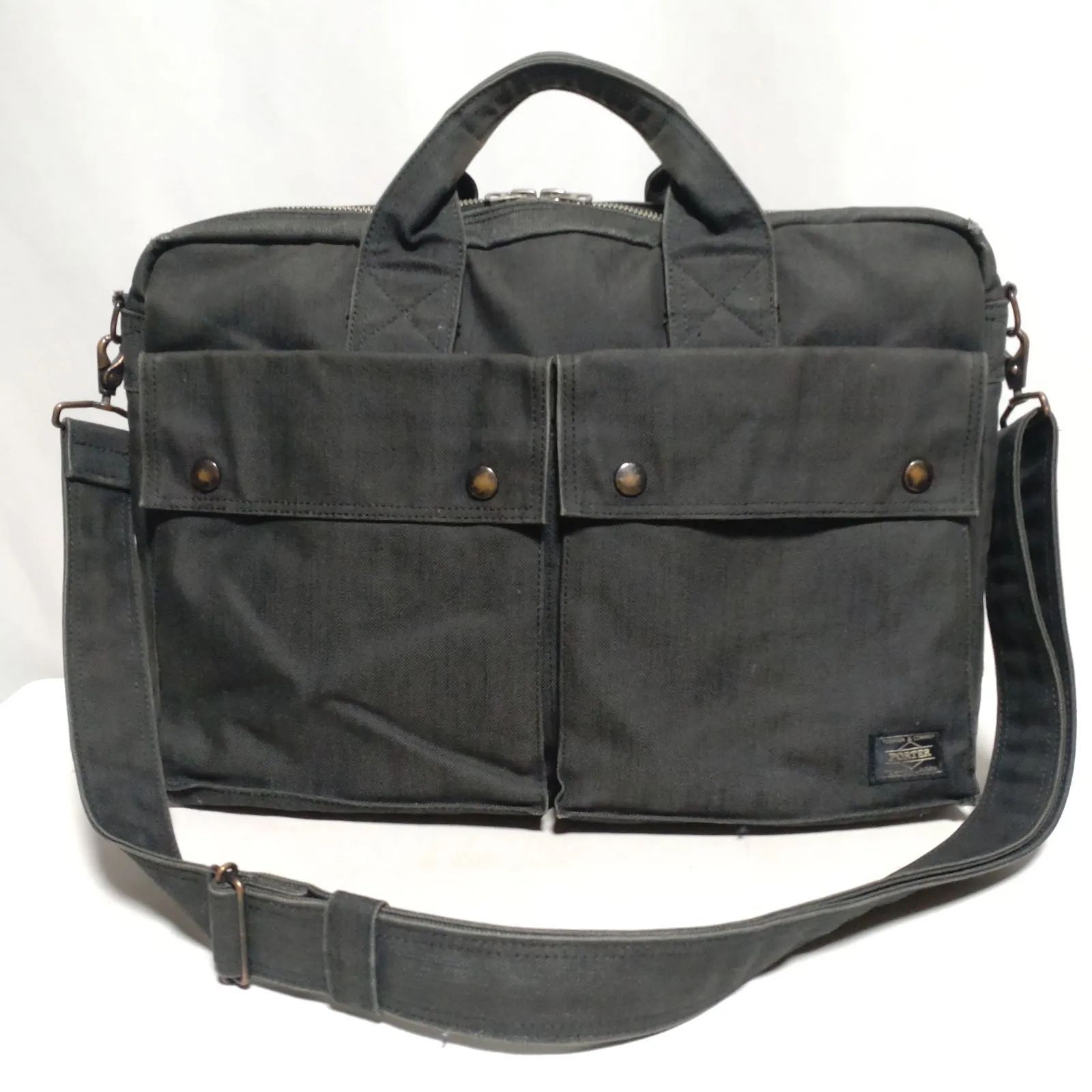 PORTER ポーター 2way エクスパンダブル ビジネスバッグ 黒 吉田カバン