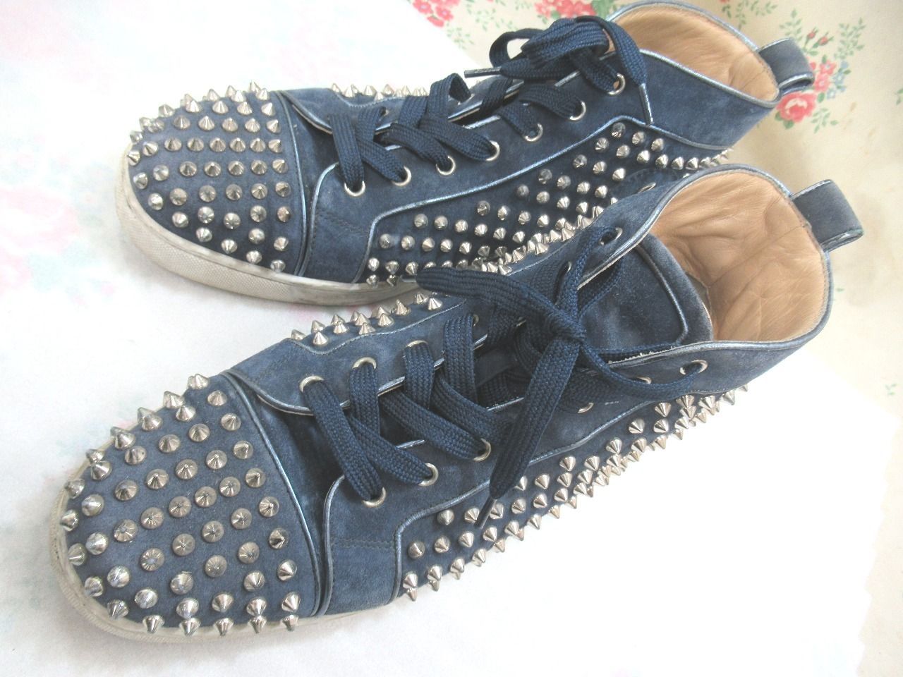 Christian louboutin LOUIS SPIKES スパイク スタッズ ハイカット
