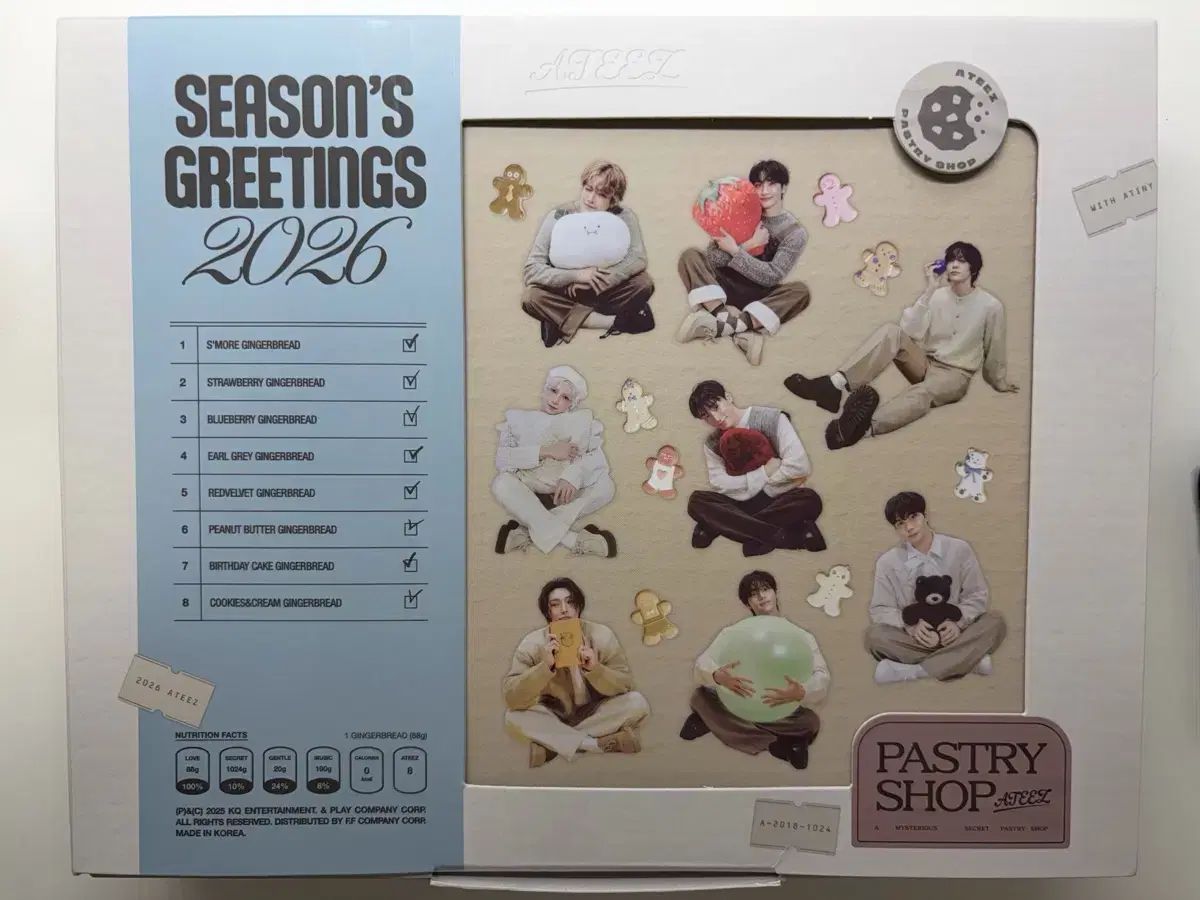 ATEEZ（エイティーズ・アチズ） 2026 シーグリ シーズングリーティング