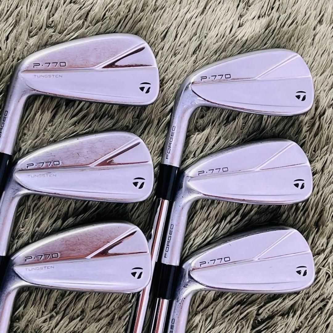 テーラーメイド P770 レフティ アイアン6本セット メンズゴルフ 初心者 TaylorMade 左利き DynamicGold 120 S300 スチールシャフト ダイナミックゴールド