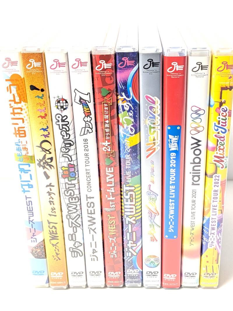 WEST. 通常盤 ライブDVD 10点セット まとめ売り なにわともあれ