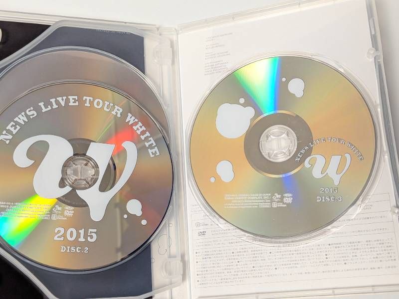 NEWS LIVE TOUR 2015 WHITE 通常盤 DVD - メルカリ