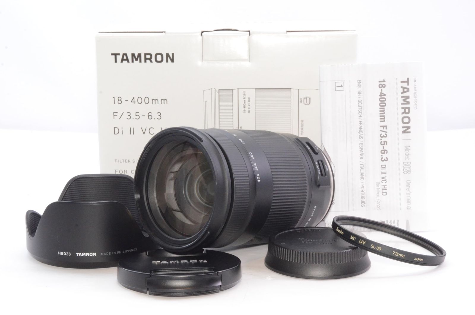 美品】TAMRON 高倍率ズームレンズ 18-400mm F3.5-6.3 DiII VC HLD