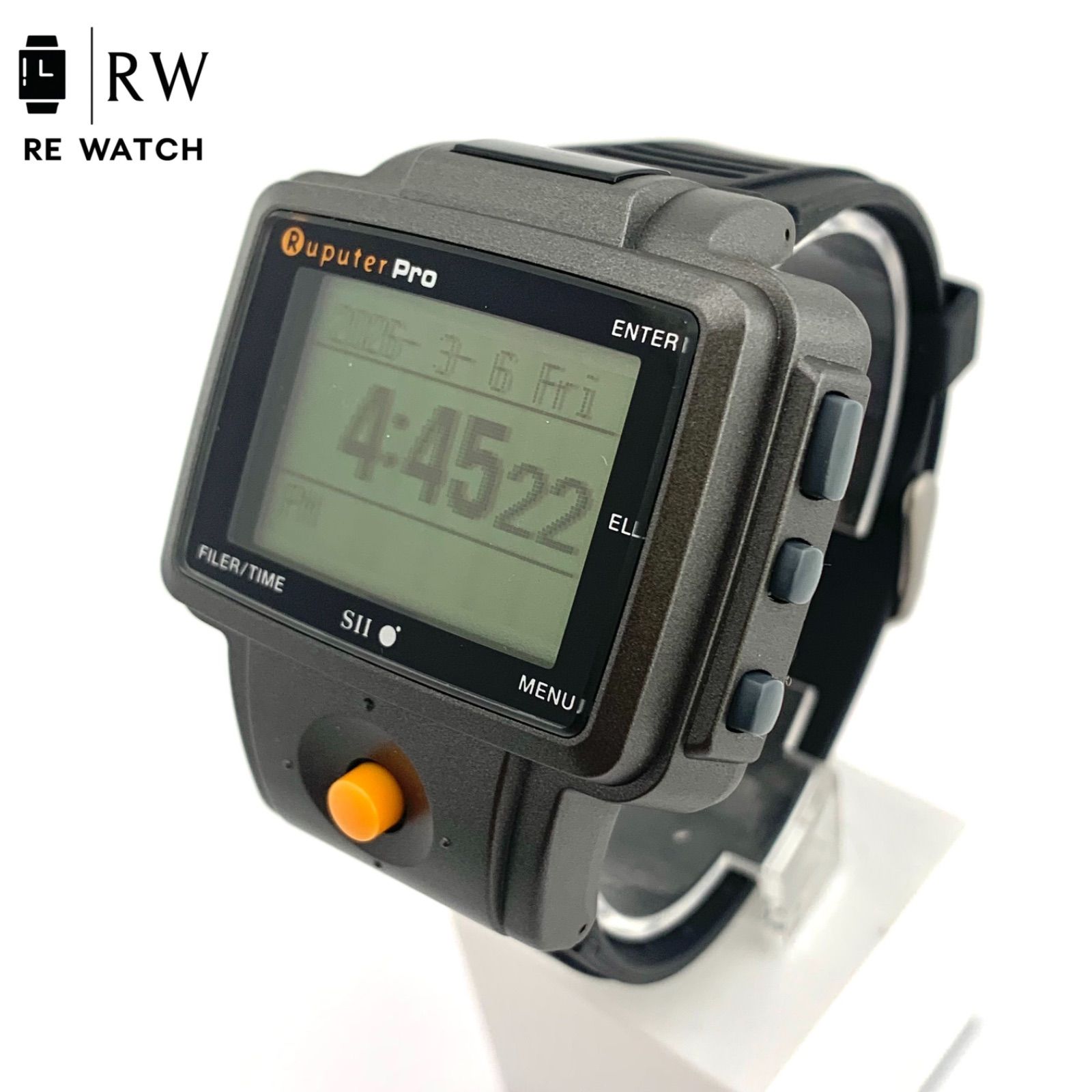 中古】SEIKO Ruputer Pro デジタル腕時計 グレー - メルカリ