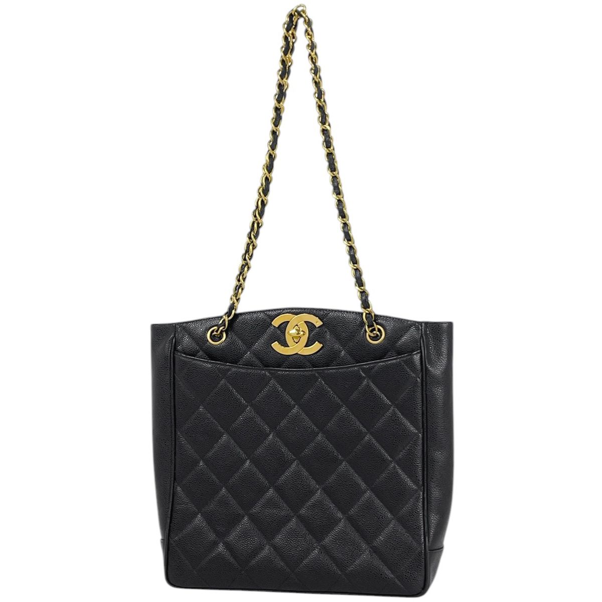 シャネル CHANEL ココマーク チェーン トートバッグ ショルダーバッグ