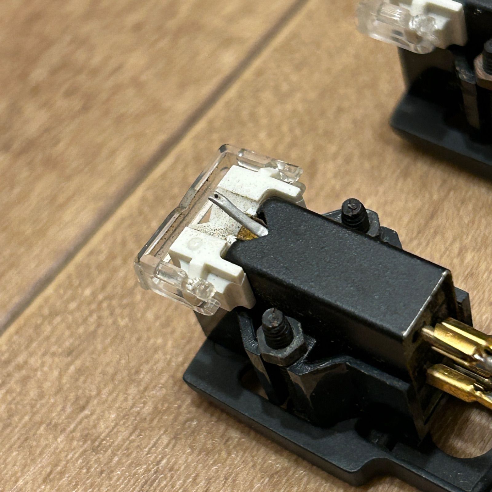 SHURE M44-7 2個セット テクニクス純正ヘッドシェル付き - メルカリ