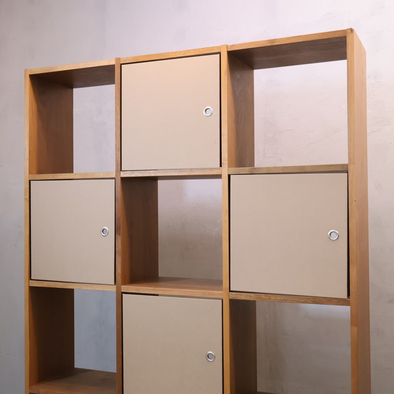 無印良品 MUJI ウォールナット材 5段3列 スタッキングシェルフ FLAP