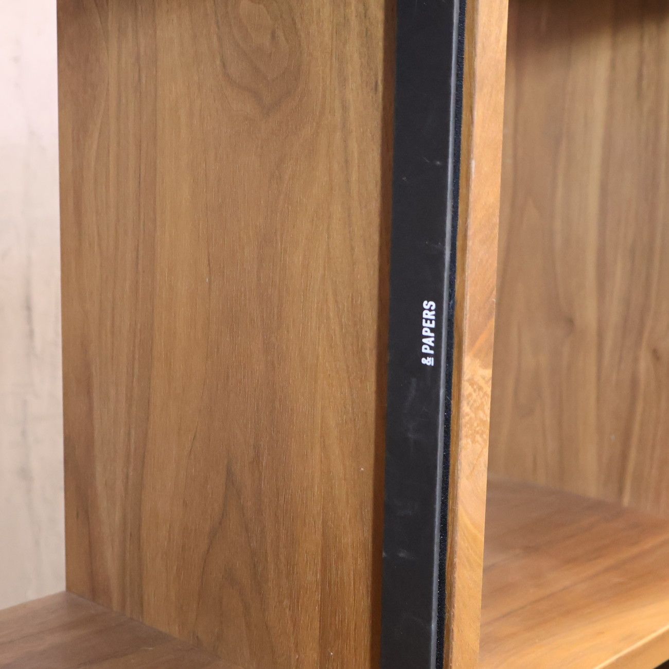 無印良品 MUJI ウォールナット材 5段3列 スタッキングシェルフ FLAP