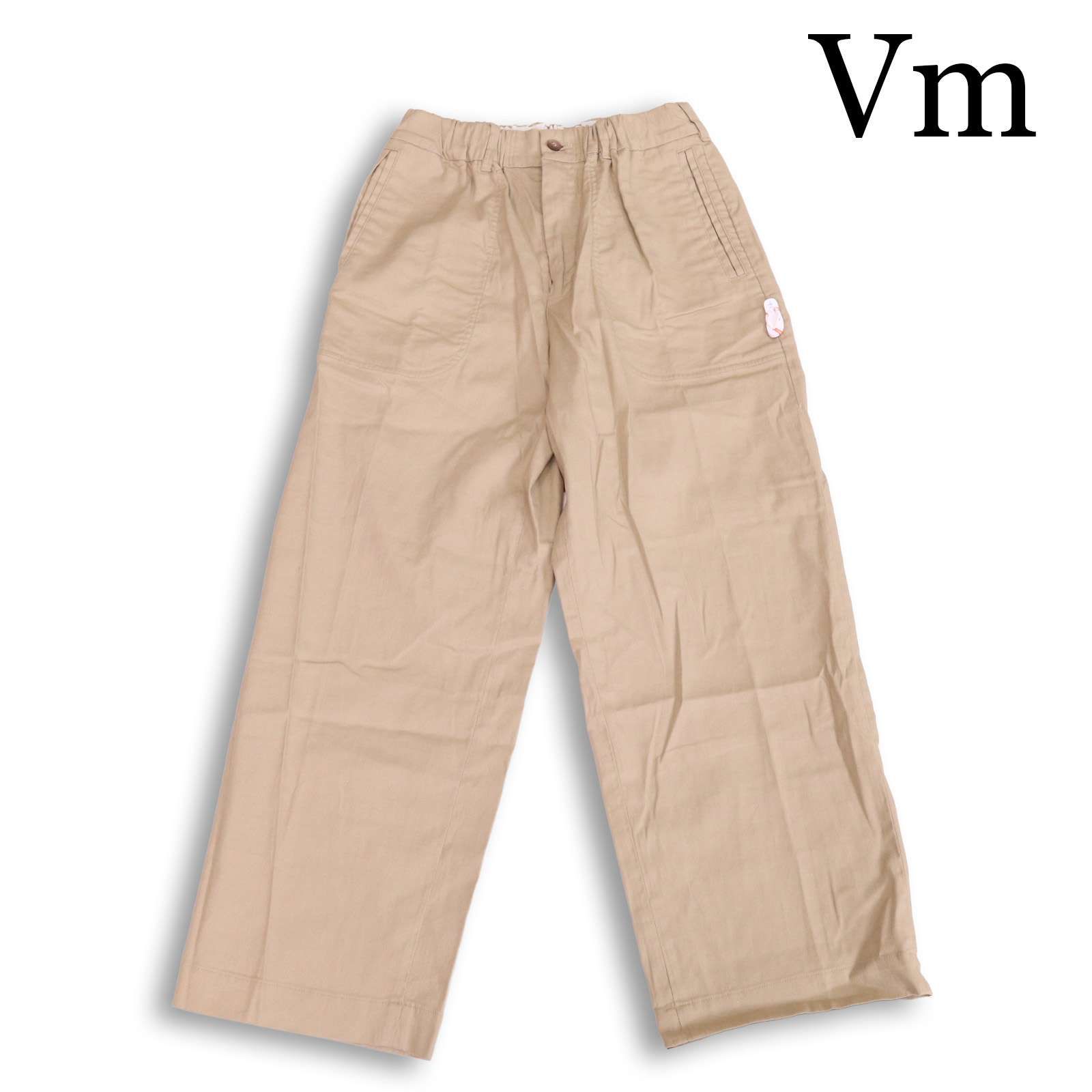 Vm ヴーム パラスパレス取扱 春夏☆ 麻 リネン混 ストレッチ ワイド 