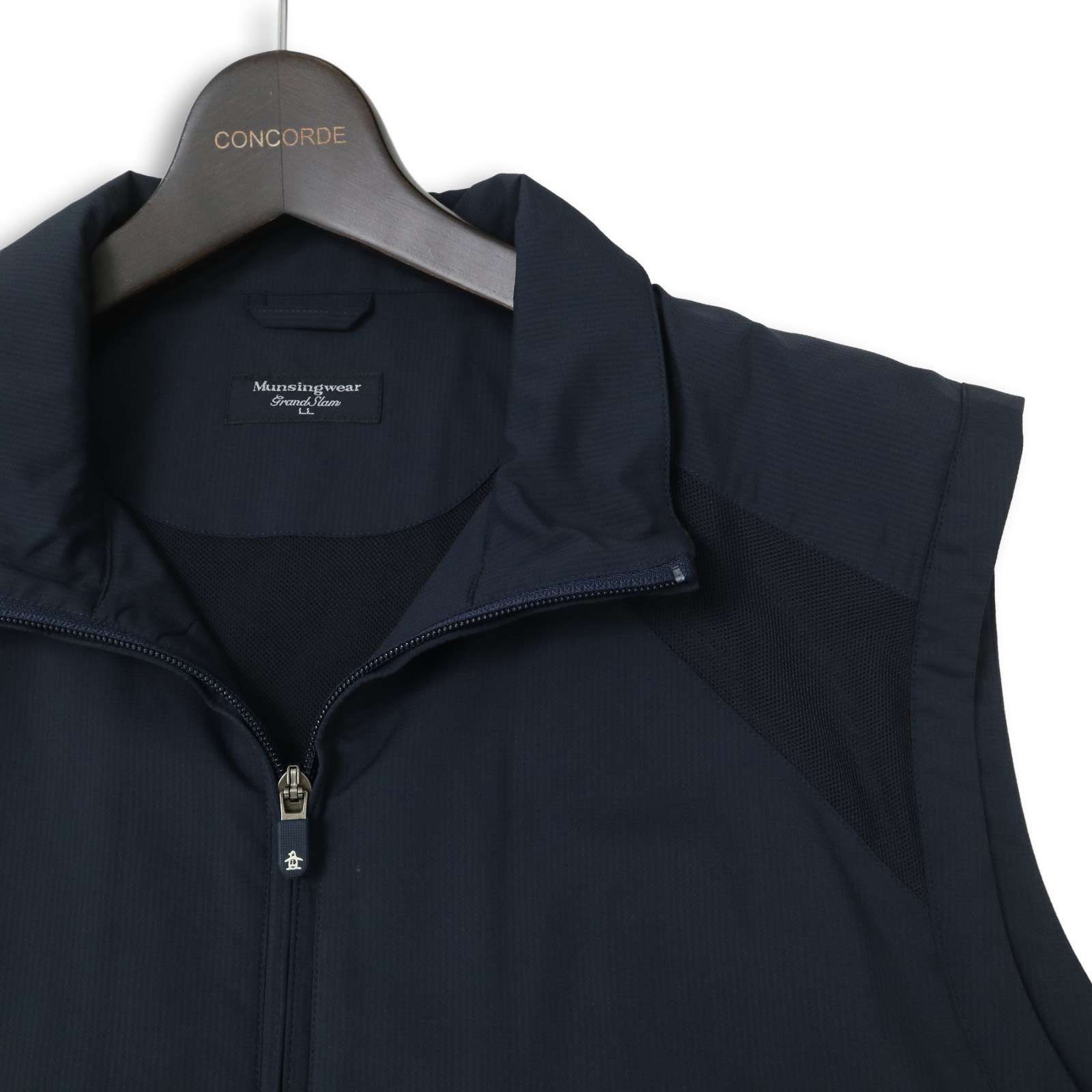 Munsingwear マンシングウェア ゴルフ 春夏☆ メッシュ切替 ロゴ刺繍