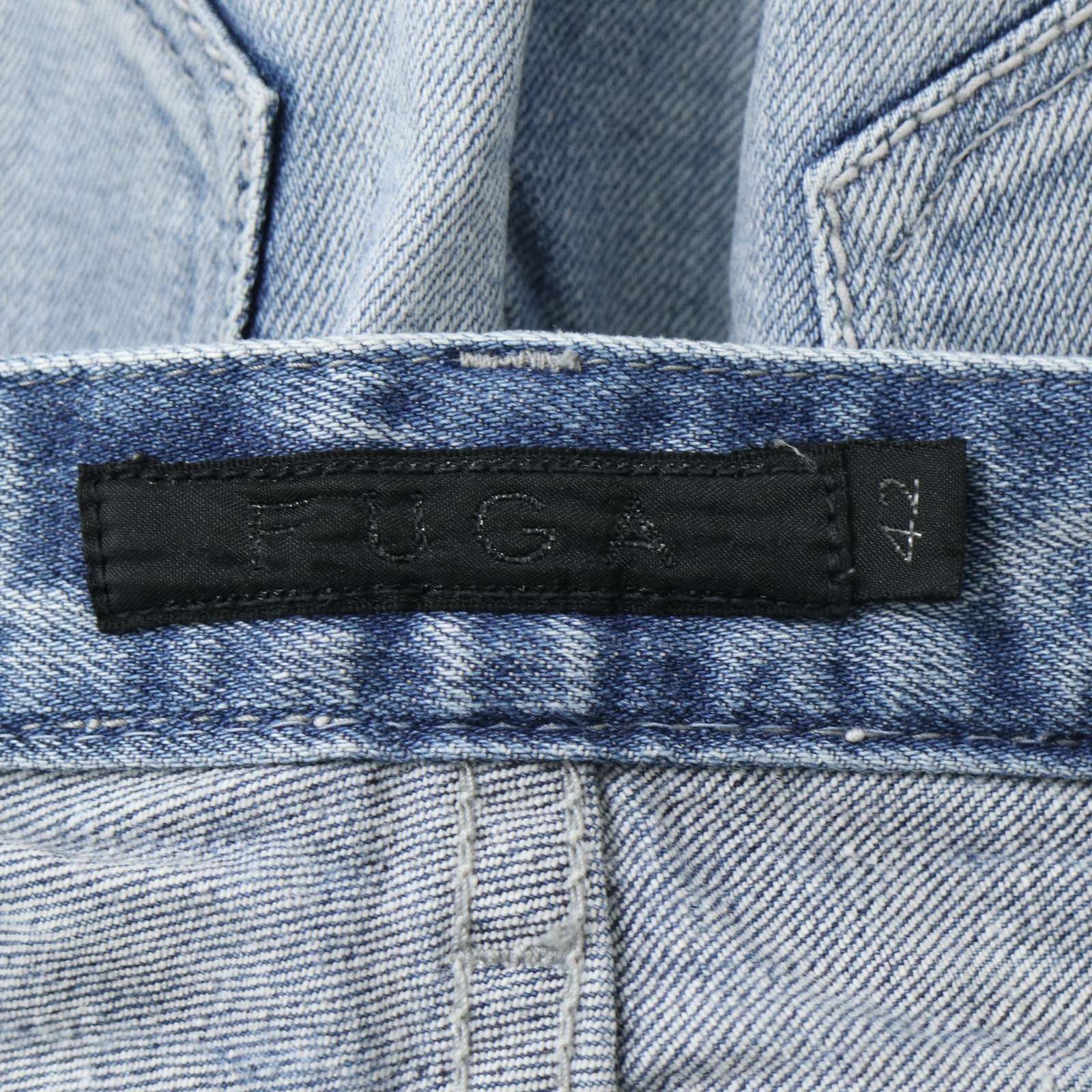 FUGA FUGA フーガ 3D髭落ち USED加工 ストレッチ スキニー デニム 