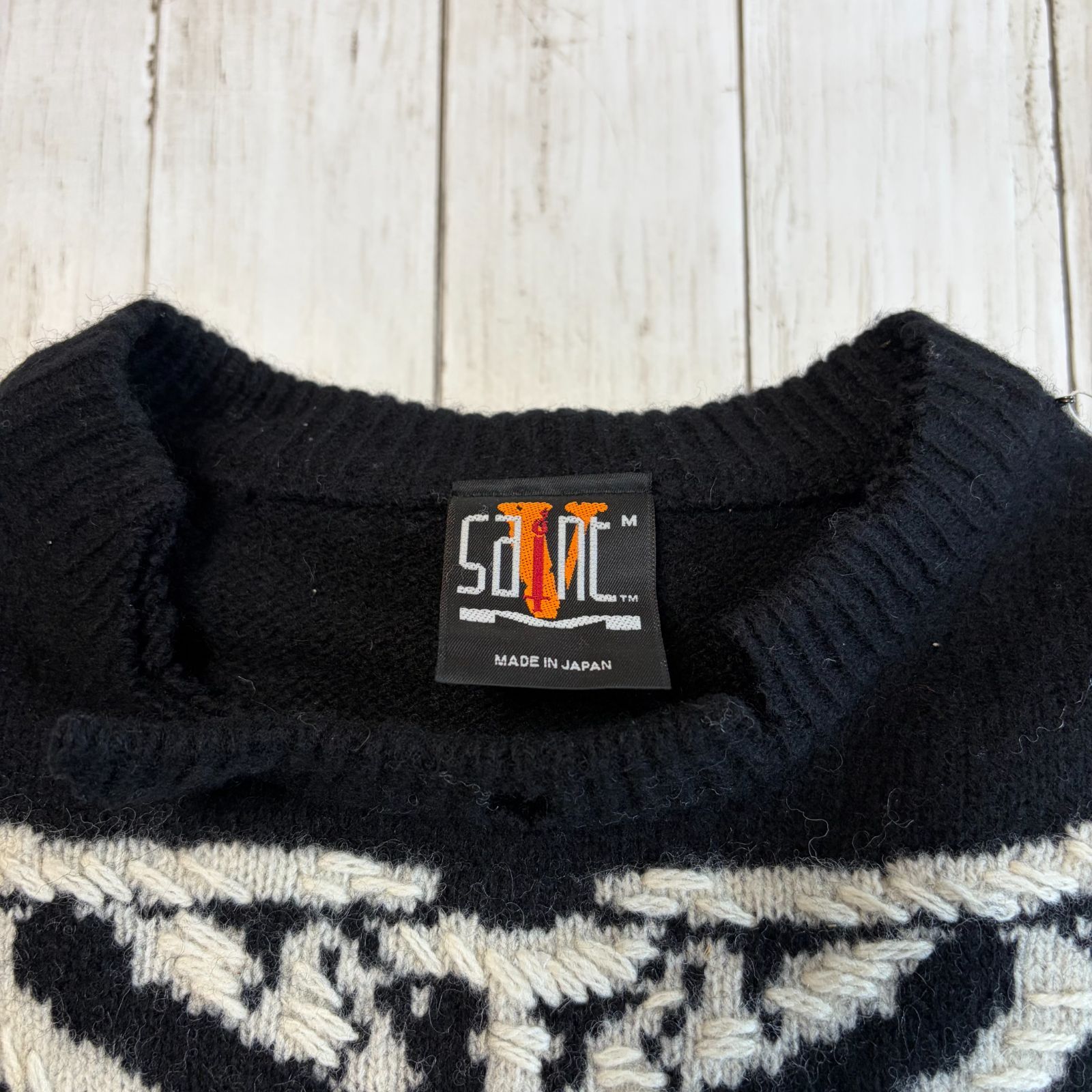 タグ付き SAINT MICHAEL VLONE KNIT BONE セントマイケル ボーンニット