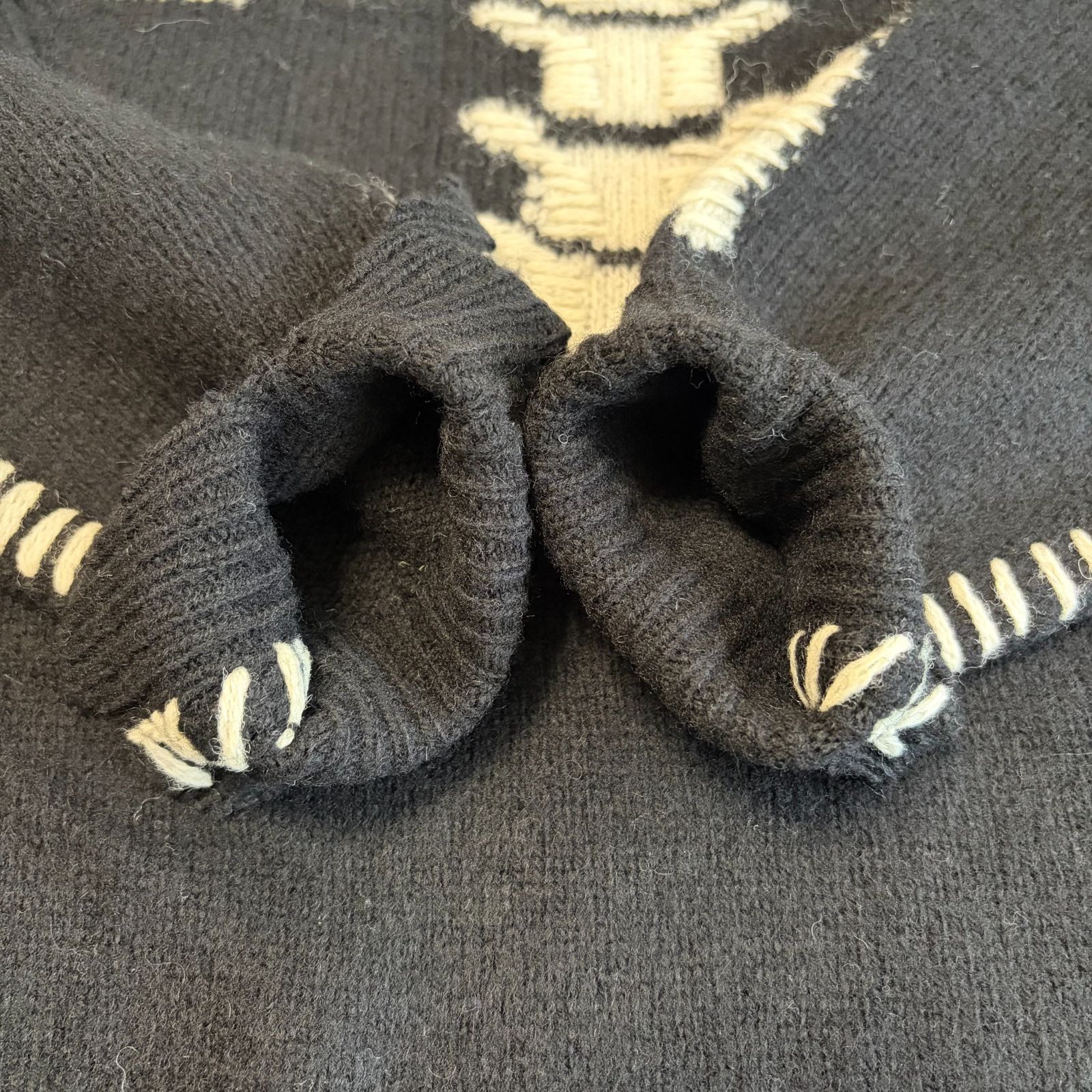 タグ付き SAINT MICHAEL VLONE KNIT BONE セントマイケル ボーンニット