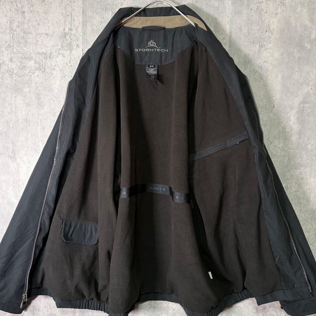 Stormtech nylon jacket blouson lexus embroidery logo matte black 