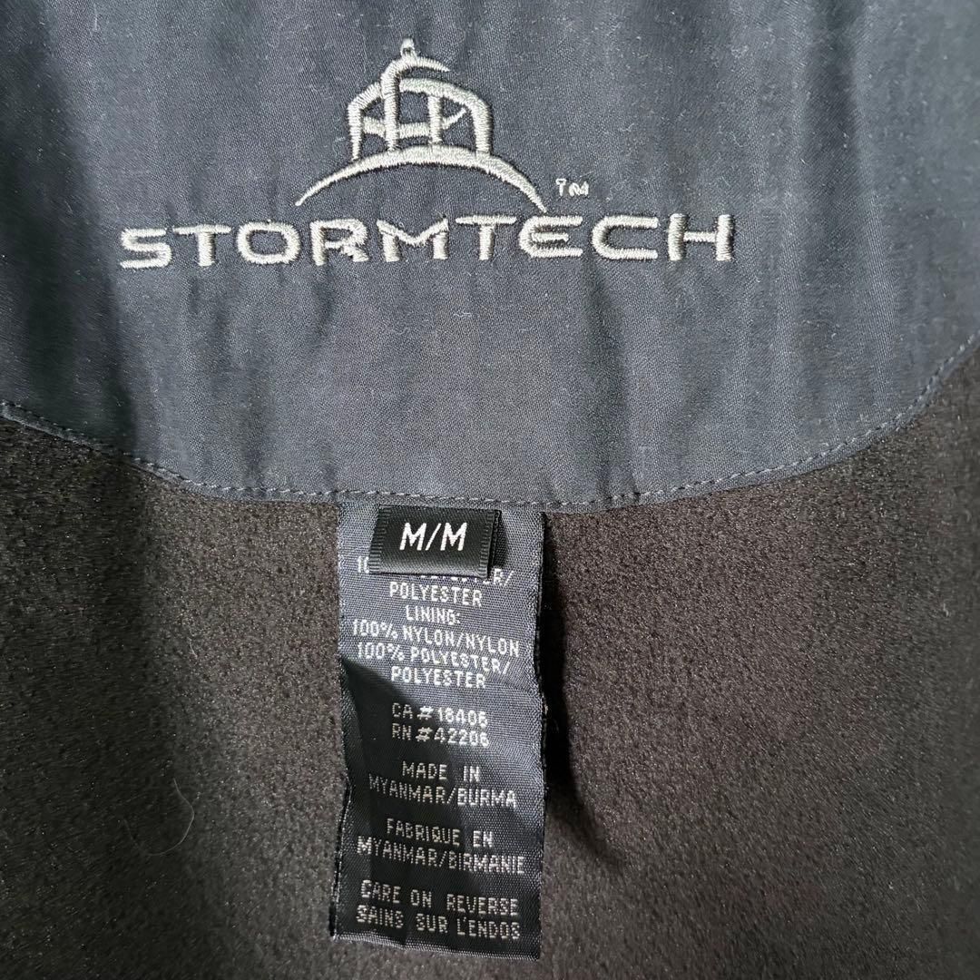 Stormtech nylon jacket blouson lexus embroidery logo matte black 