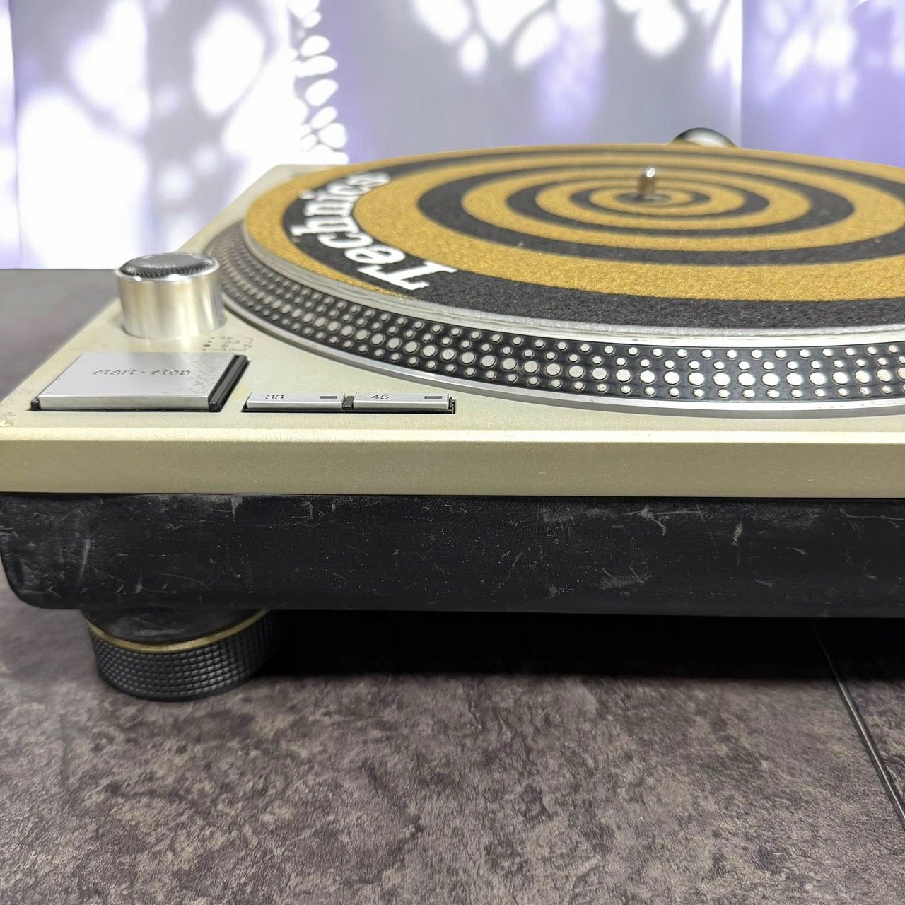 ☆送料無料 動作品 TECHNICS テクニクス SL-1200MK3D S シルバー SHURE