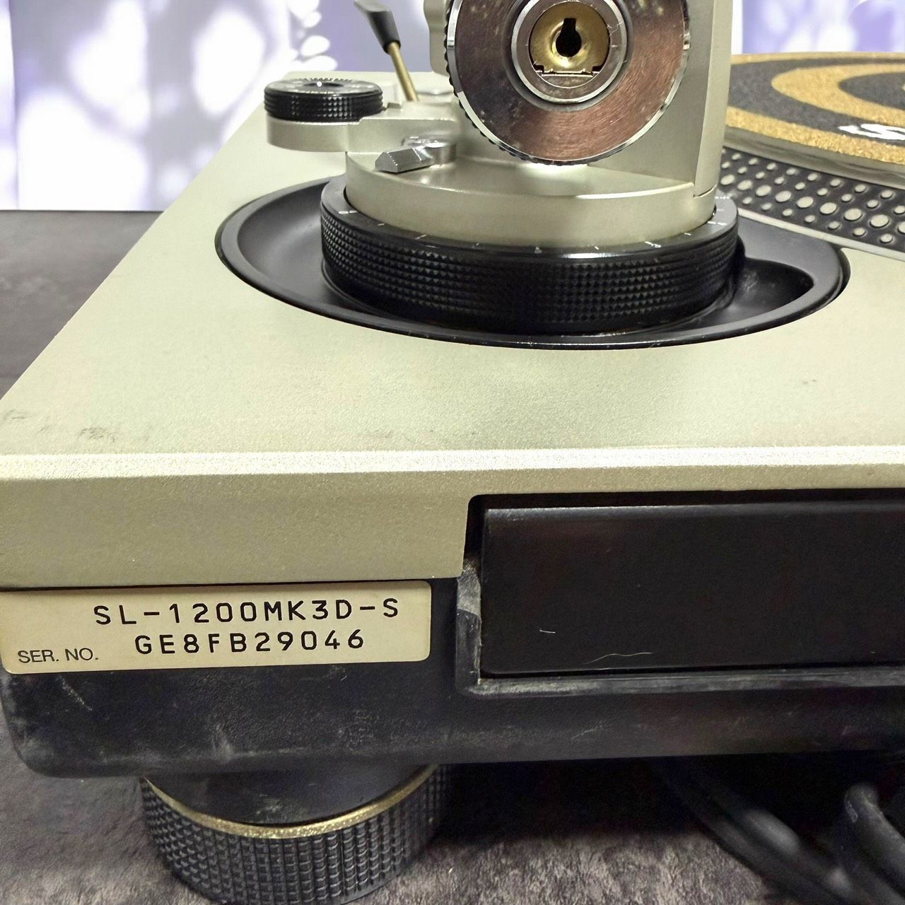 ☆送料無料 動作品 TECHNICS テクニクス SL-1200MK3D S シルバー SHURE