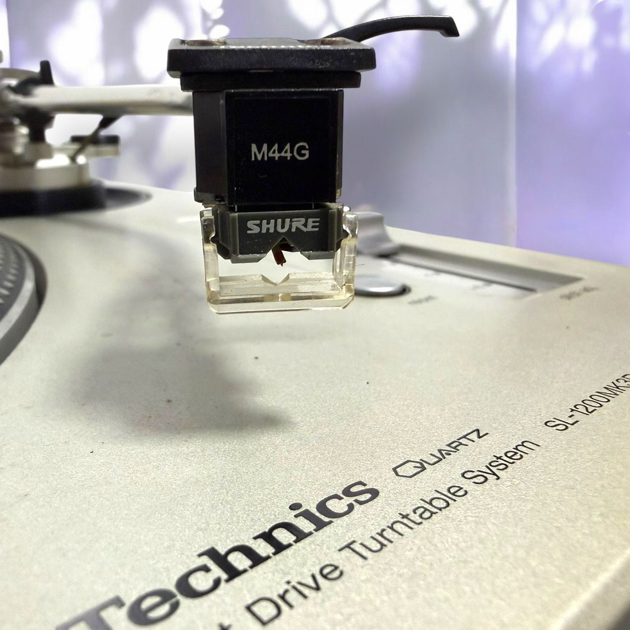 ☆送料無料 動作品 TECHNICS テクニクス SL-1200MK3D S シルバー SHURE