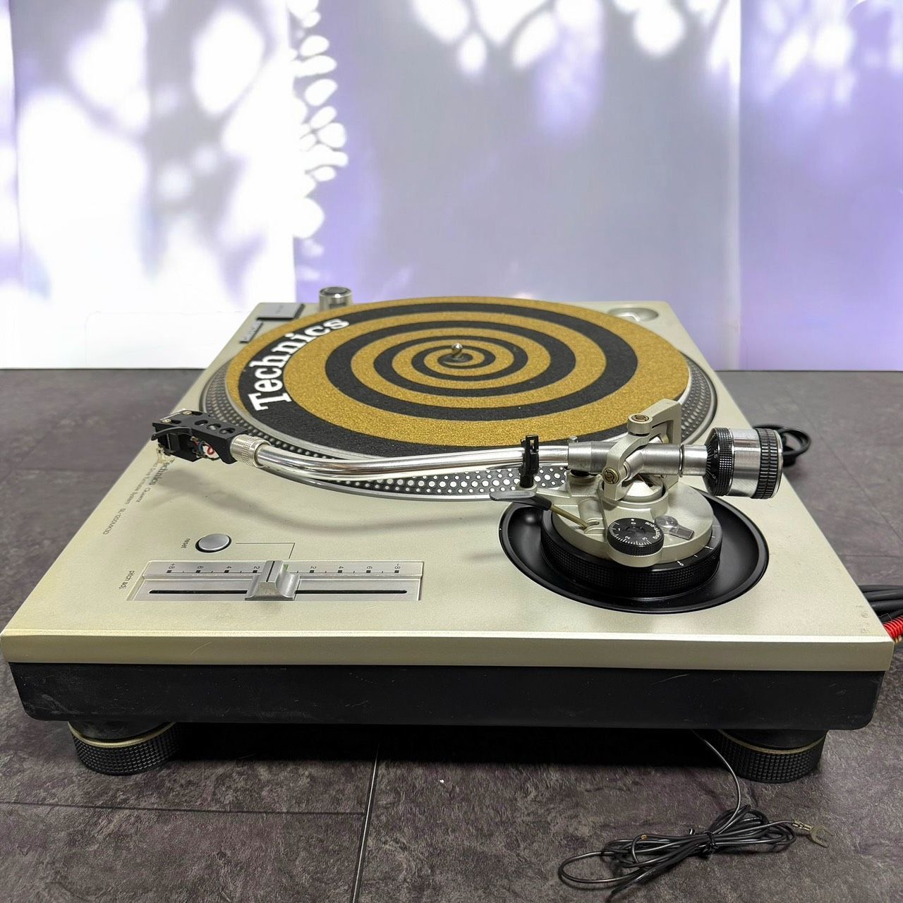 ☆送料無料 動作品 TECHNICS テクニクス SL-1200MK3D S シルバー SHURE